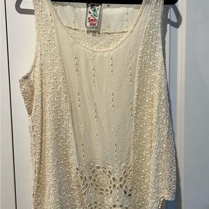 Johnny Was Eyelet Top -XL